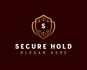 Cyber Security Protection logo design