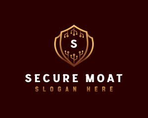 Cyber Security Protection logo design