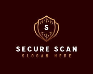 Cyber Security Protection logo design