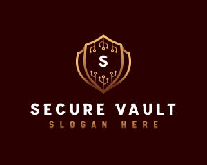 Cyber Security Protection logo design