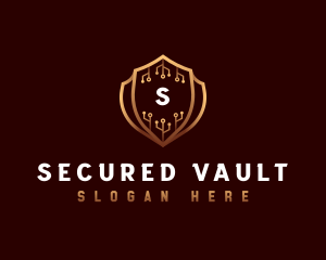 Cyber Security Protection logo design