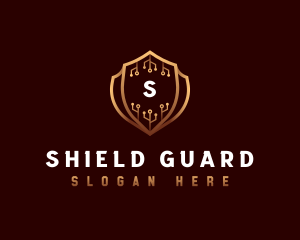 Cyber Security Protection logo design