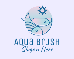 Ocean Fish Seafood logo design