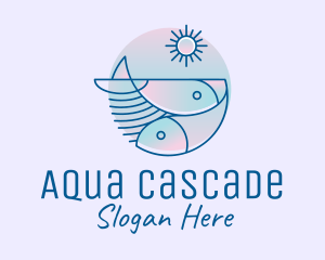 Ocean Fish Seafood logo design