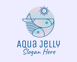 Ocean Fish Seafood logo design