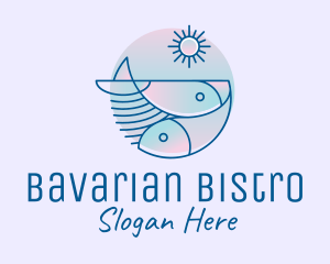 Ocean Fish Seafood logo design