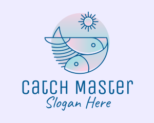 Ocean Fish Seafood logo design