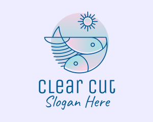 Ocean Fish Seafood logo design