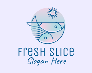 Ocean Fish Seafood logo design