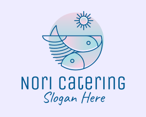 Ocean Fish Seafood logo design