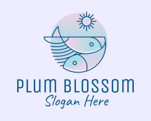 Ocean Fish Seafood logo design