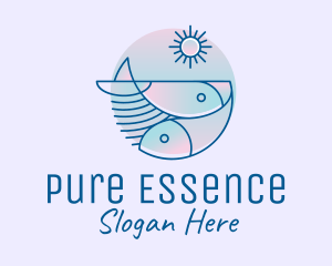 Ocean Fish Seafood logo design