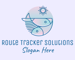 Ocean Fish Seafood logo design