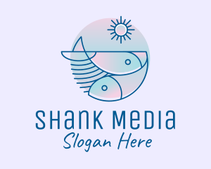 Ocean Fish Seafood logo design