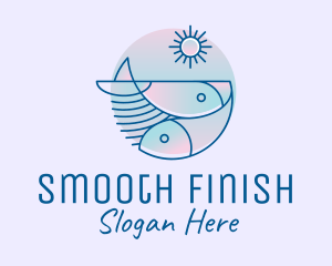 Ocean Fish Seafood logo design