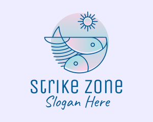 Ocean Fish Seafood logo design