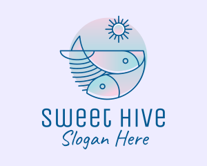 Ocean Fish Seafood logo design