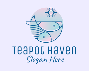 Ocean Fish Seafood logo design