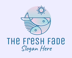 Ocean Fish Seafood logo design