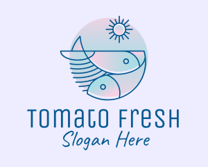 Ocean Fish Seafood logo design