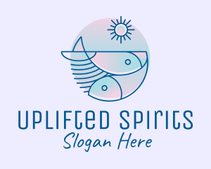 Ocean Fish Seafood logo design