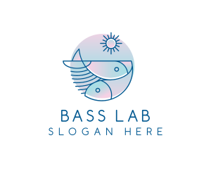 Ocean Fish Seafood logo design