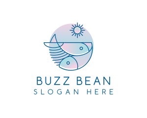 Ocean Fish Seafood logo design