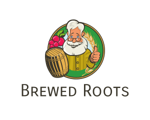 Grandpa Brewery Barrel logo