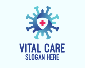 Virus Protection Shield Logo