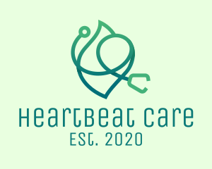 Green Medical Stethoscope logo