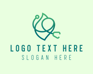 Green Medical Stethoscope logo