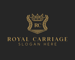 Royal Wreath Crown  logo design