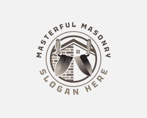 Masonry Trowel Home Builder logo design