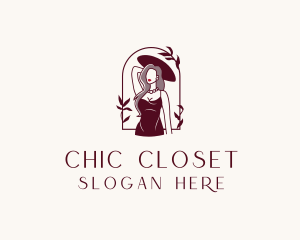 Fashion Woman Model  logo design