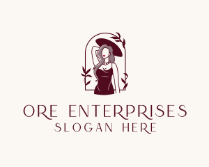 Fashion Woman Model  logo design