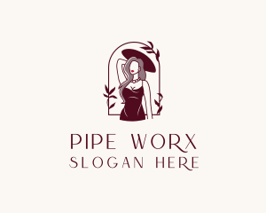 Fashion Woman Model  logo design