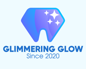 Sparkling Dental Diamond logo design