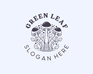 Herbal Fungus Mushroom logo