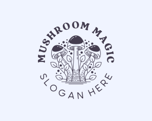 Herbal Fungus Mushroom logo