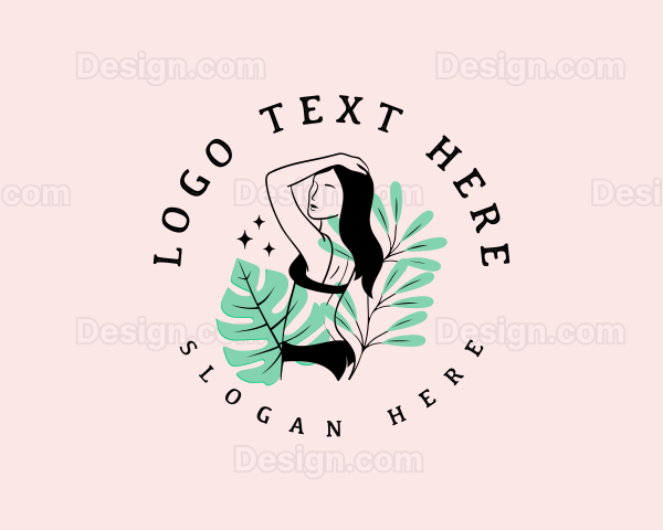 Sexy Woman Lingerie Logo