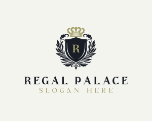 Royalty Shield Hotel logo design