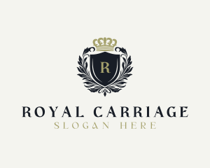 Royalty Shield Hotel logo design