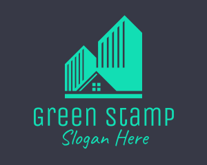 Green Apartment Housing  logo design