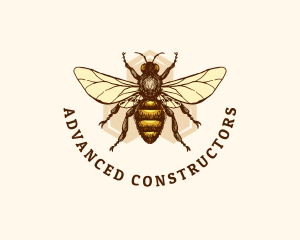 Honey Bee Apiary logo design