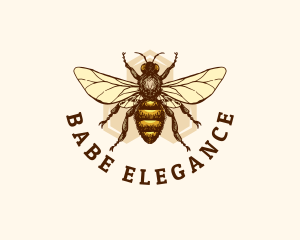 Honey Bee Apiary logo design