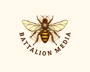 Honey Bee Apiary logo design