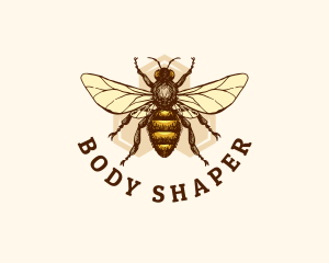 Honey Bee Apiary logo design