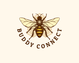 Honey Bee Apiary logo design