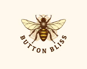 Honey Bee Apiary logo design