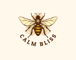 Honey Bee Apiary logo design